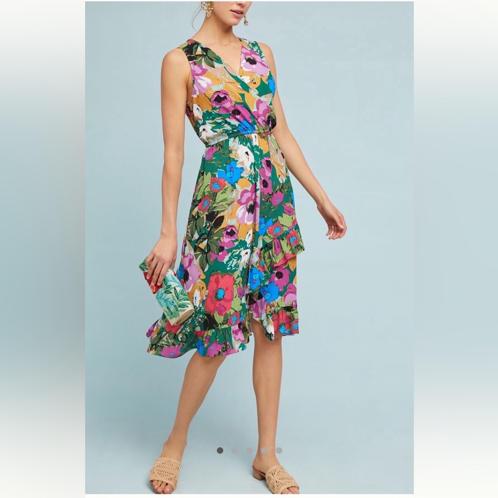 Anthropologie - Plenty by Tracey Reese "Daphne" Wrap Dress